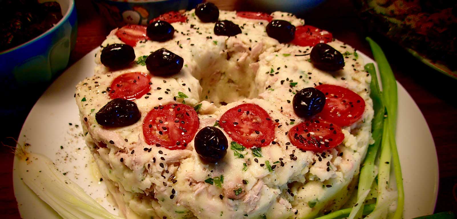 Potato and tuna fish loaf