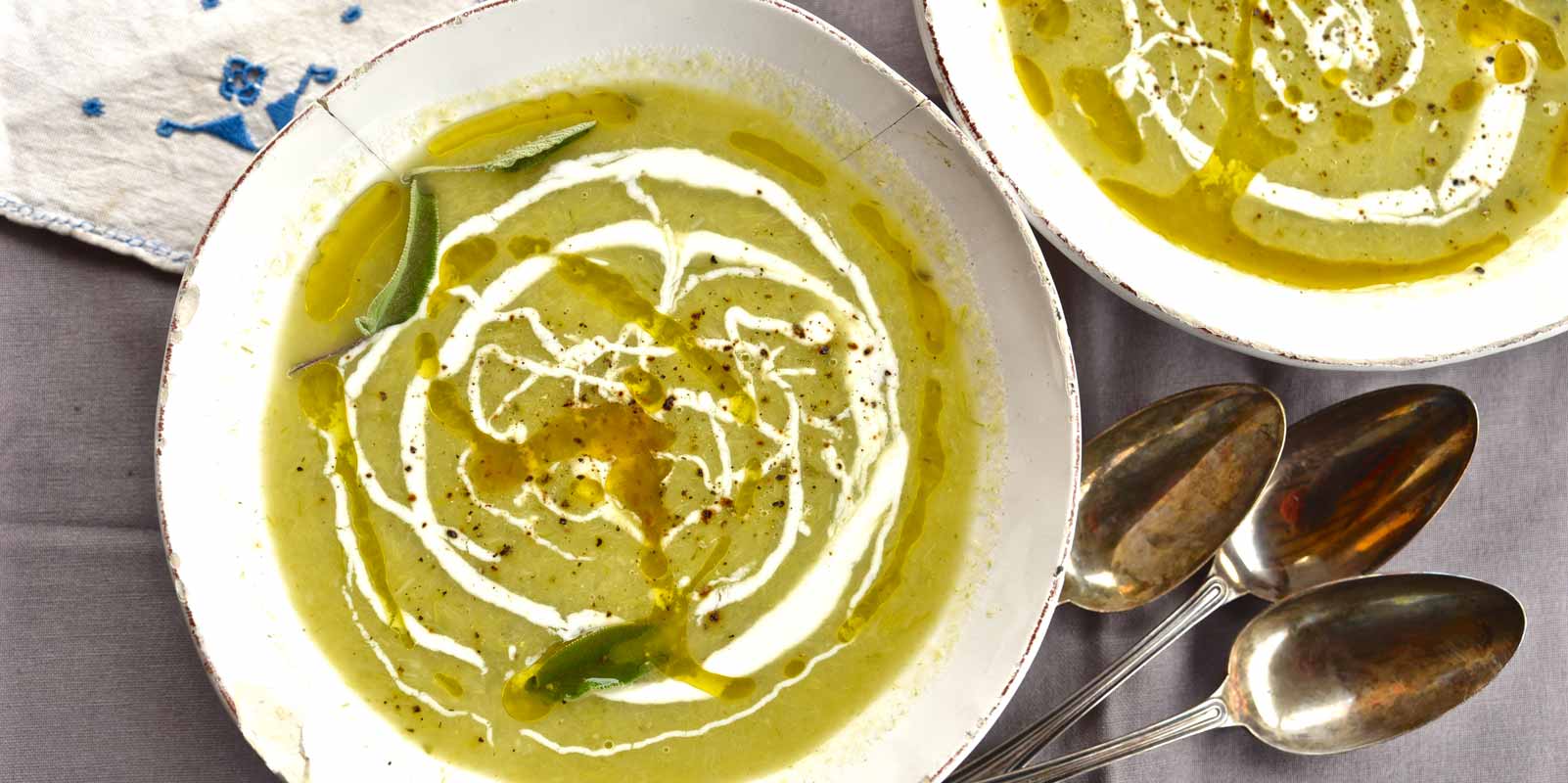 Leek and potato soup