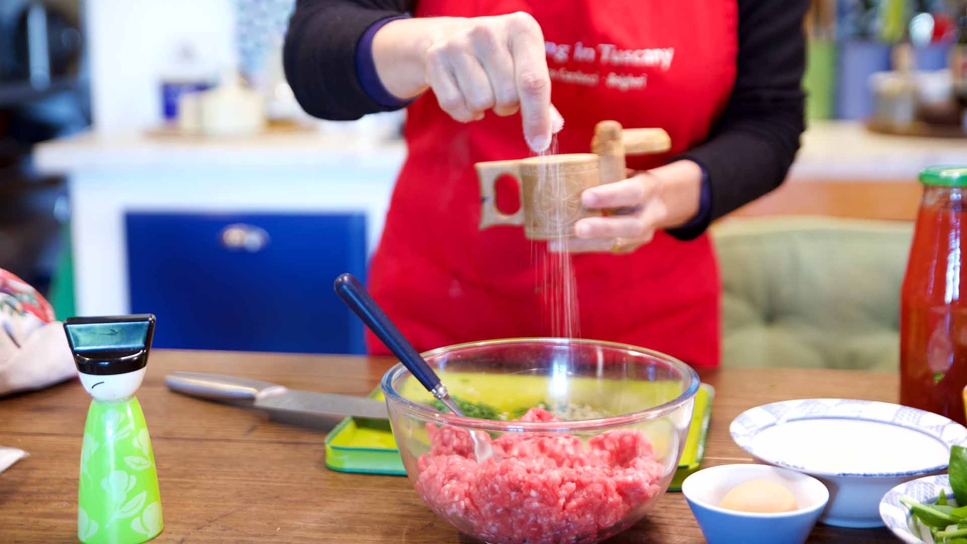 Meatballs with Tomato Sauce Class