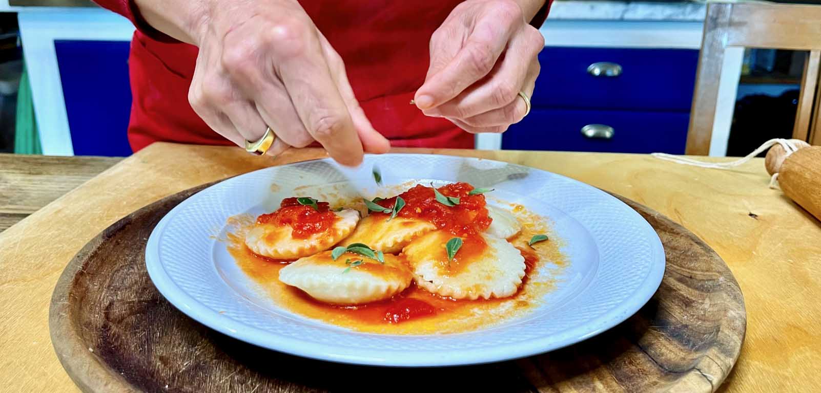 Ravioli capresi