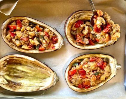 Melanzane a Barchetta - Stuffed Eggplant Boats Class