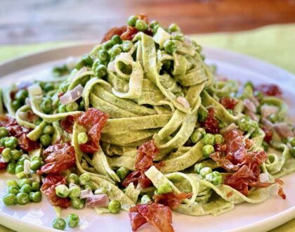 green fettuccine
