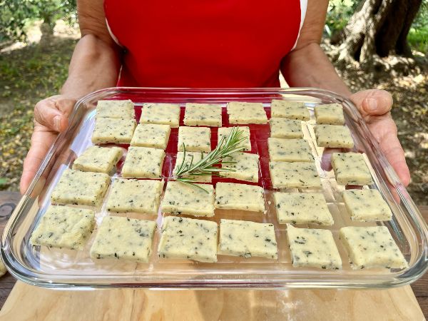 Parmigiano Rosemary Savory Cookies Class