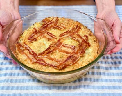 Baked Cauliflower Cake