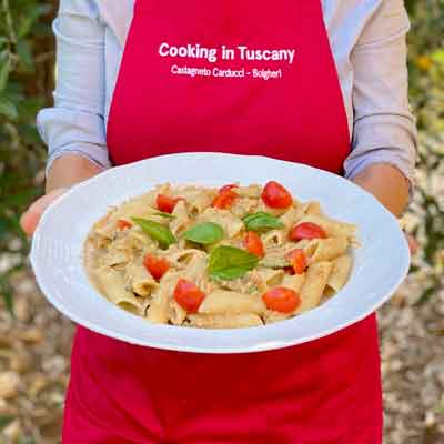 Pasta with Eggplant Pesto