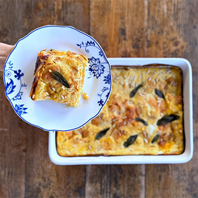 February 7: Handmade Lasagna with Butternut Squash